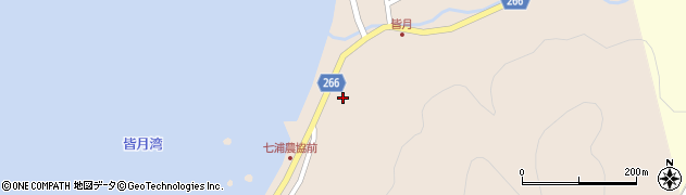 石川県輪島市門前町皆月ヘ7周辺の地図
