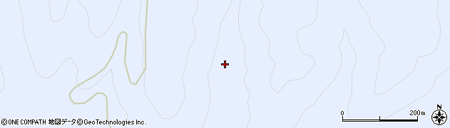 福島県只見町（南会津郡）布沢（赤松沢）周辺の地図