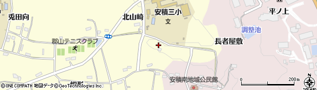 福島県郡山市安積町成田（山崎）周辺の地図