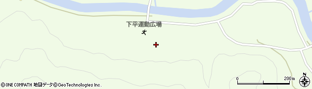 福島県昭和村（大沼郡）野尻（沢口）周辺の地図