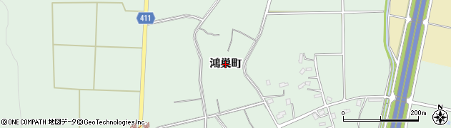 新潟県小千谷市鴻巣町周辺の地図