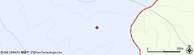 福島県只見町（南会津郡）布沢（裸山）周辺の地図