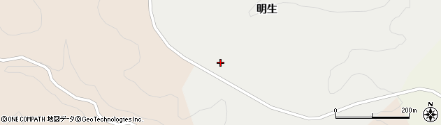 石川県能登町（鳳珠郡）明生（ろ）周辺の地図