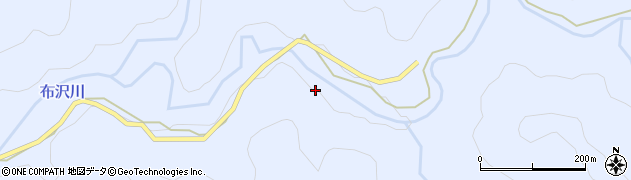 布沢川周辺の地図