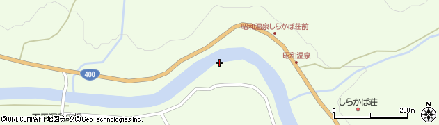 福島県昭和村（大沼郡）野尻（中川原）周辺の地図
