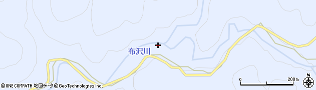 福島県只見町（南会津郡）布沢（天焼）周辺の地図