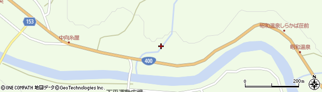 福島県昭和村（大沼郡）野尻（入ノ沢）周辺の地図