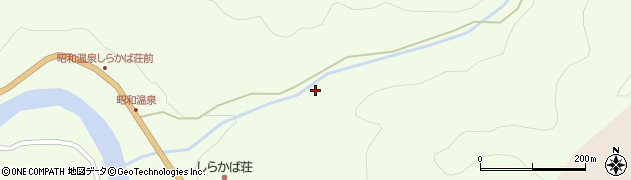 福島県昭和村（大沼郡）野尻（新町）周辺の地図
