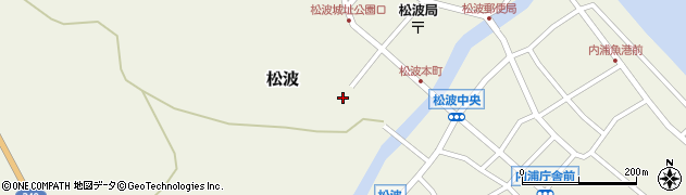 石川県鳳珠郡能登町松波8周辺の地図
