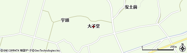 福島県田村市滝根町菅谷（大子堂）周辺の地図