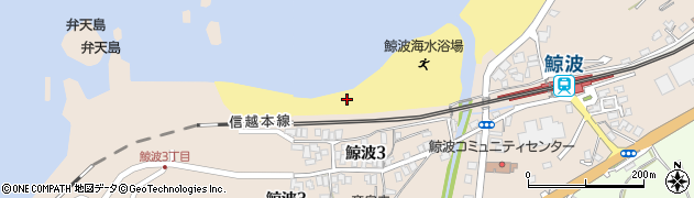 鯨波・青海川海岸周辺の地図
