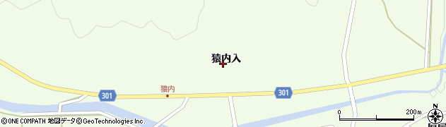 福島県田村市滝根町菅谷（猿内入）周辺の地図