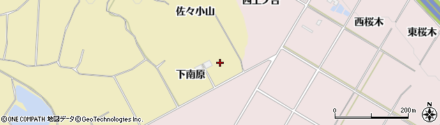 福島県郡山市三穂田町駒屋（駒場）周辺の地図
