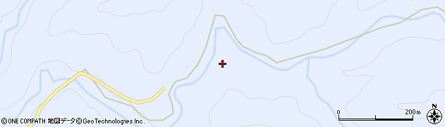 福島県只見町（南会津郡）布沢（滝入）周辺の地図