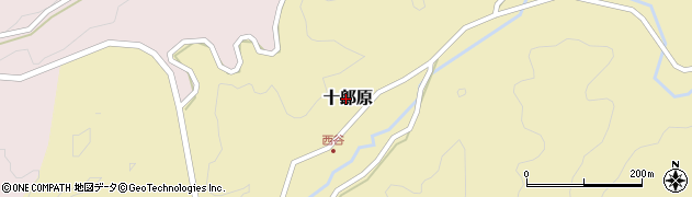 石川県能登町（鳳珠郡）十郎原周辺の地図