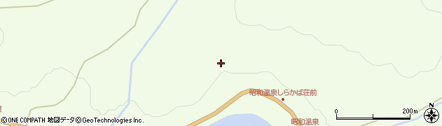 福島県昭和村（大沼郡）野尻（八幡原）周辺の地図