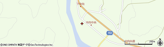 福島県昭和村（大沼郡）野尻（中島）周辺の地図
