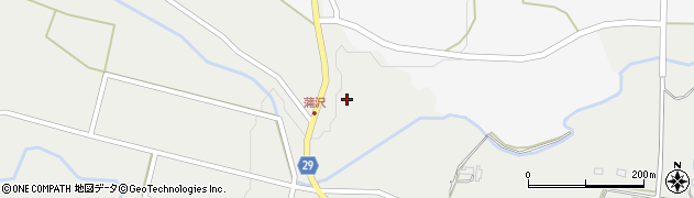 福島県郡山市三穂田町富岡（蒲沢）周辺の地図