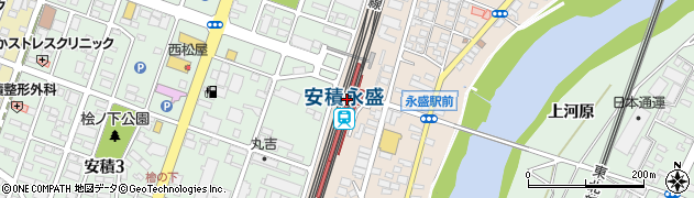 安積永盛駅周辺の地図