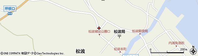 石川県能登町（鳳珠郡）松波（ロ）周辺の地図