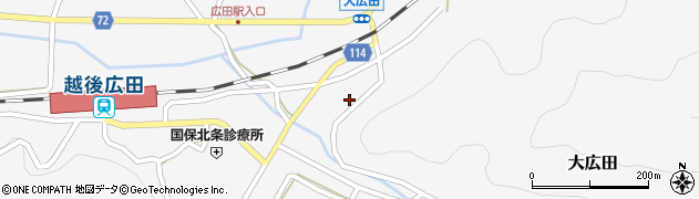 越後広田停車場線周辺の地図