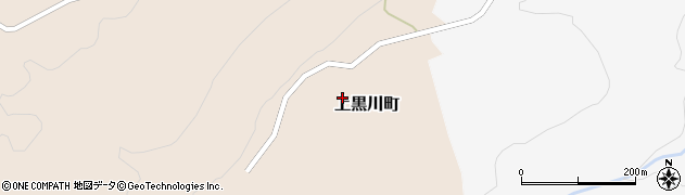 石川県輪島市上黒川町周辺の地図