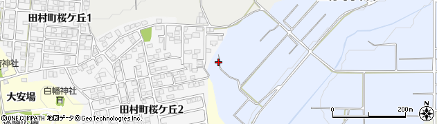 福島県郡山市田村町手代木永作214周辺の地図