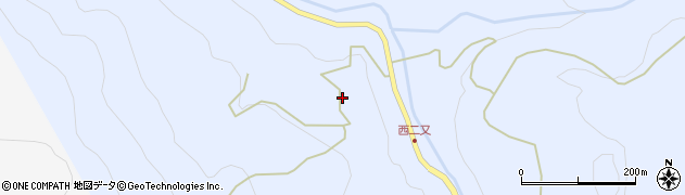 石川県輪島市西二又町（ニ）周辺の地図