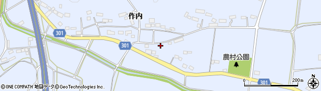 福島県田村市大越町栗出（東畑）周辺の地図