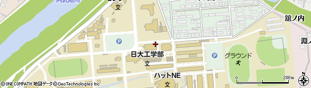 日本大学工学部　土木工学科事務室周辺の地図