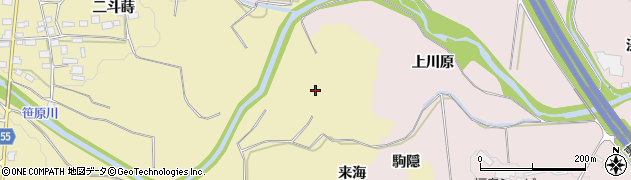 福島県郡山市三穂田町駒屋（稲荷坦）周辺の地図