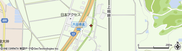 新潟県長岡市六日市町周辺の地図