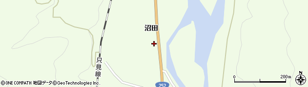 国道２５２号線周辺の地図