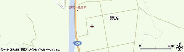 福島県昭和村（大沼郡）野尻（曽利前）周辺の地図