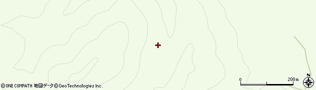 福島県昭和村（大沼郡）野尻（愛宕山）周辺の地図