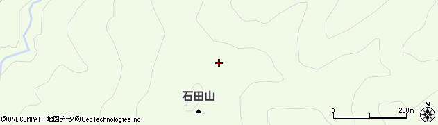 福島県大沼郡金山町山入石田山周辺の地図