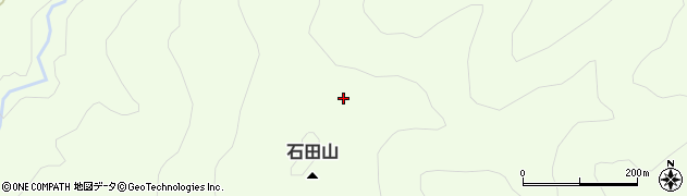 福島県金山町（大沼郡）山入（石田山）周辺の地図