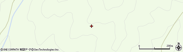 福島県昭和村（大沼郡）野尻（登り戸）周辺の地図