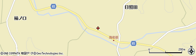 福島県郡山市中田町海老根（明神前）周辺の地図