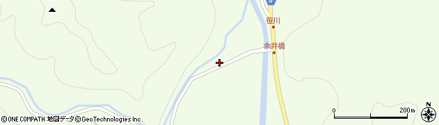 石川県鳳珠郡能登町笹川ホ周辺の地図