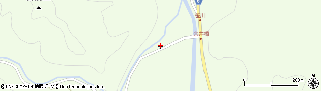 石川県能登町（鳳珠郡）笹川（ホ）周辺の地図