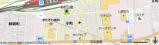 新潟県柏崎市幸町周辺の地図
