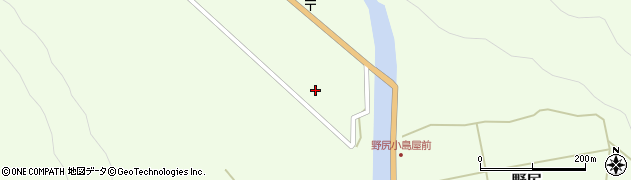 福島県昭和村（大沼郡）野尻（五百苅）周辺の地図