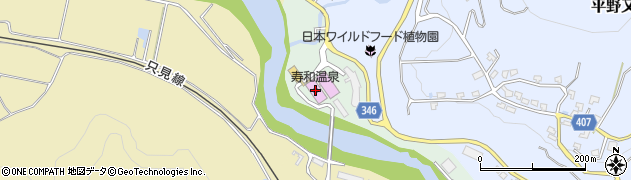 寿和温泉ドリームタウン周辺の地図