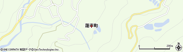 新潟県長岡市蓬平町周辺の地図
