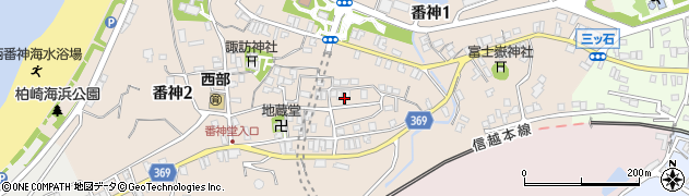 新潟県柏崎市番神周辺の地図