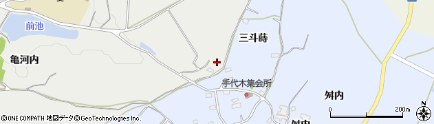 福島県郡山市田村町上行合（中山田）周辺の地図