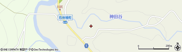 石川県輪島市石休場町（白銀）周辺の地図