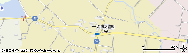 福島県郡山市三穂田町駒屋（舘ノ後）周辺の地図