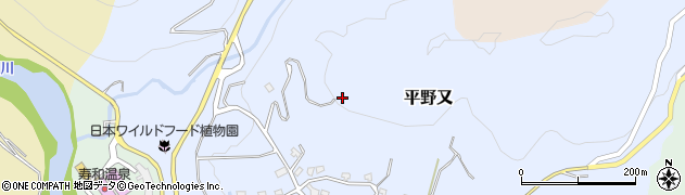 新潟県魚沼市平野又周辺の地図
